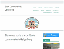 Tablet Screenshot of galgenberg.ec-arlon.be